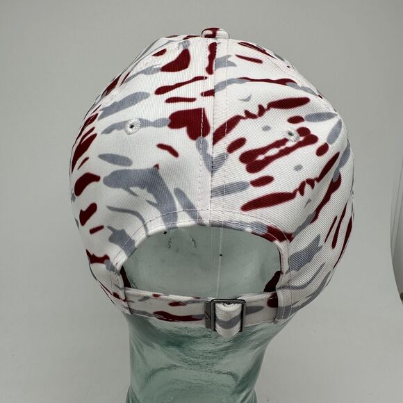 Alabama Crimson Tide Hat Cap Strap Back Mens White Red NCAA Heritage86 Nike - Picture 4 of 8